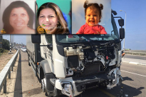 زوجا ضحيتي حادث شاحنة الموت من يافا يرقدان بمستشفى رمبام وحالة أحدهما خطيرة 